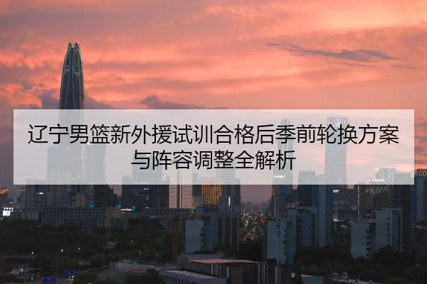 辽宁男篮新外援试训合格后季前轮换方案与阵容调整全解析